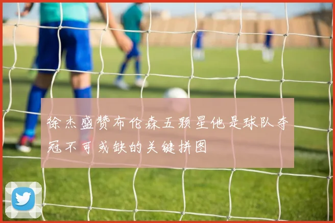 徐杰盛赞布伦森五颗星他是球队夺冠不可或缺的关键拼图